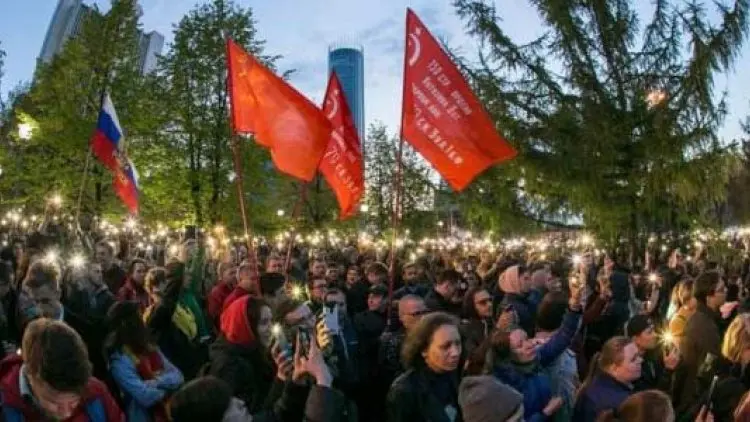 Aktivis Tolak Pembangunan Gereja di Taman di Rusia