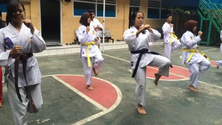 Ekskul Karate SMK Cipta Skill Ajang Ukir Prestasi Siswa