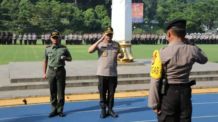 Ribuan Aparat di Kota Bogor Disiagakan