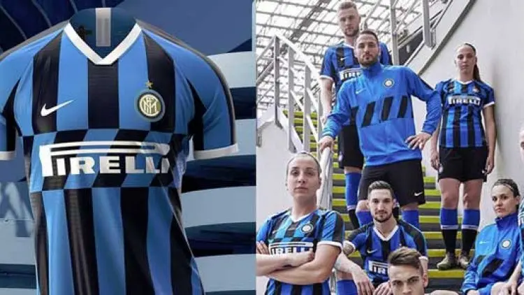 Desain Garis Modern di Jersey Baru Inter Milan