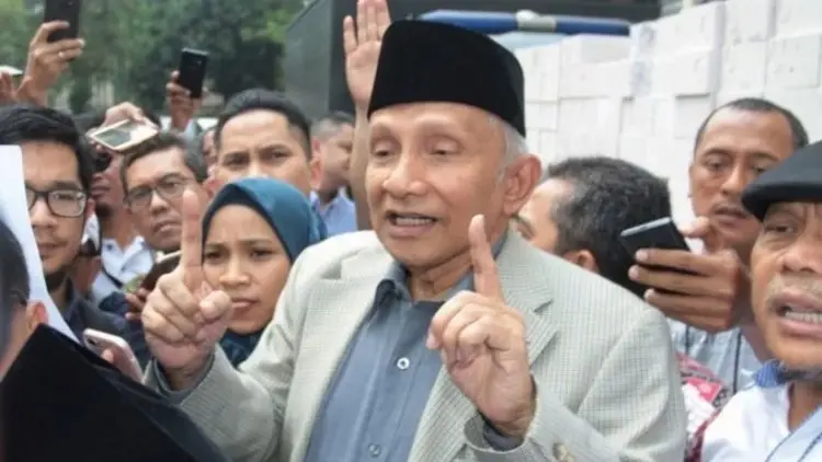 Amien Rais Datangi Polda Metro, "Nanti Konferensi Pers"