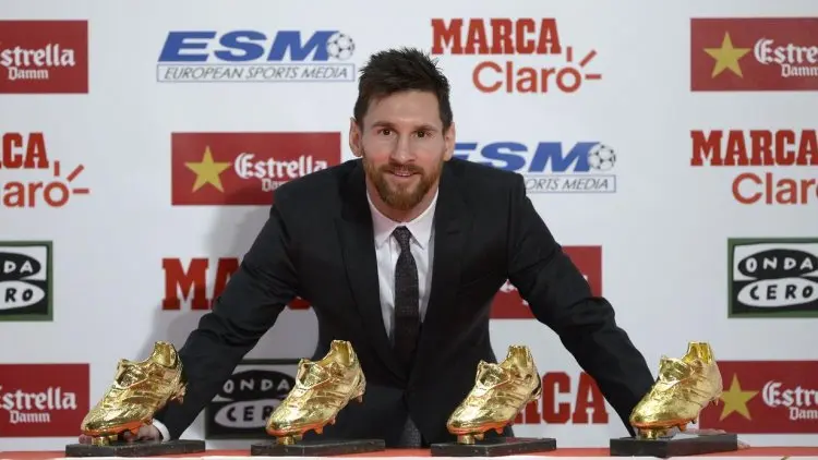 Sepatu Emas Keenam untuk Messi