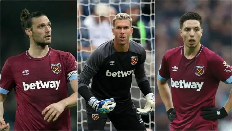 West Ham Ditinggal Nasri, Carroll, dan Adrian