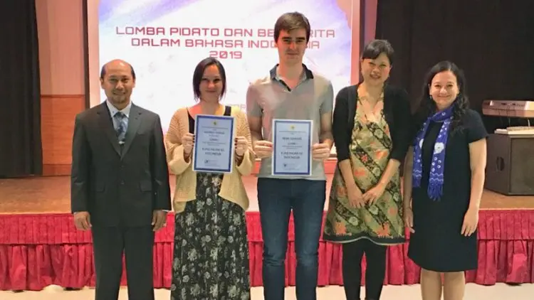 Juara Pidato dan Cerita Bahasa Indonesia, Pelajar Prancis Bahasa Toleransi