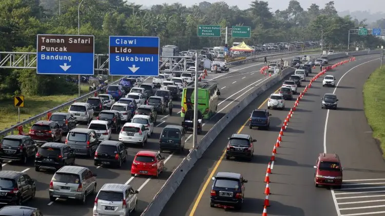 Wow, Lebaran Sebanyak 31.220 Kendaraan Masuk Jalur Puncak