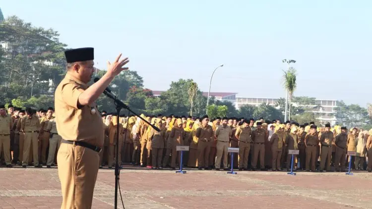 Kehadiran ASN KBB Capai 80 Persen