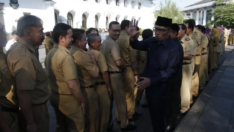 Foto: Ridwan Kamil Gelar Halal Bi Halal di Gedung Sate