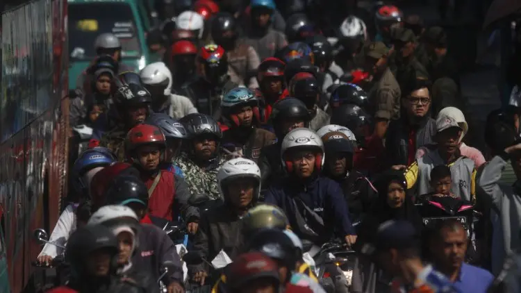 Foto: Macet Akibat Kebakaran Pasar Ujungberung