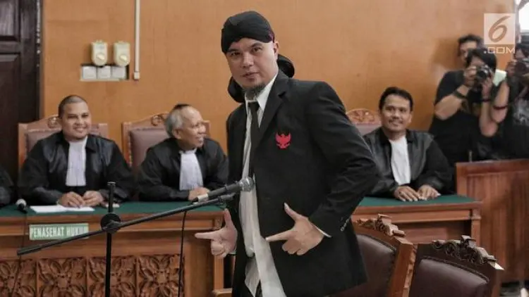 Jalani Sidang Putusan, Ahmad Dhani Tampak Tegang