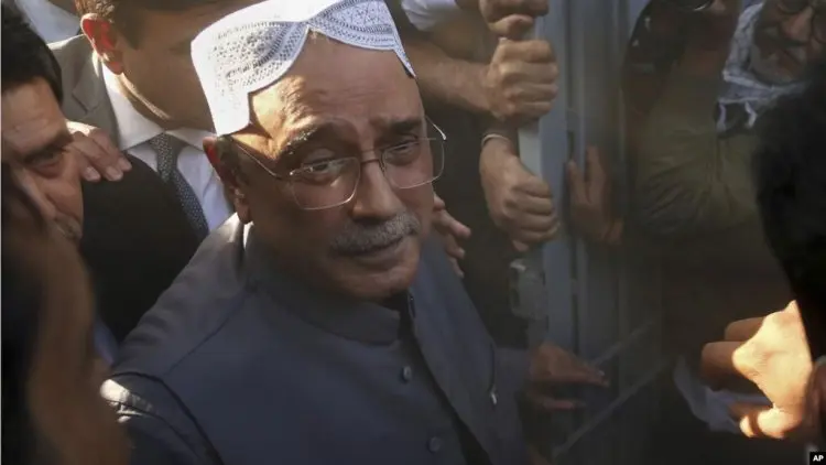Mantan Presiden Pakistan Zardari Ditahan