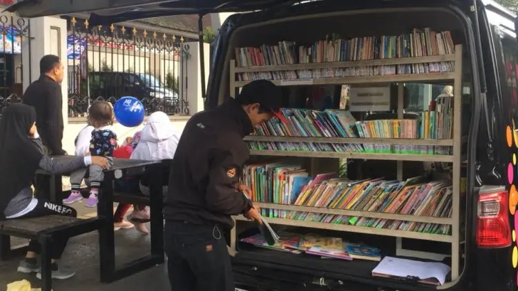 Dispusip Hadirkan Perpustakaan Keliling di CFD
