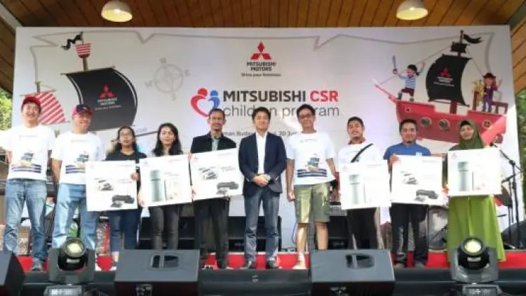 Mitsubishi Hibur Anak-anak dari 3 Panti Asuhan