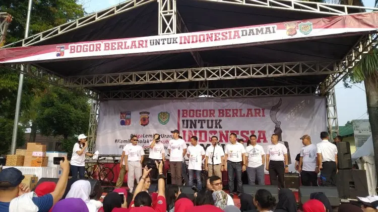 Bogor Berlari Buktikan Warga Kota Hujan Kondusif