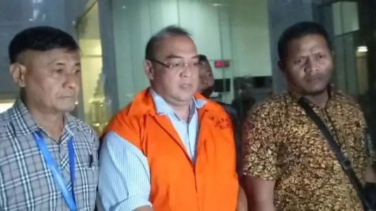 Ditahan KPK, Agus Winata "No Comment"