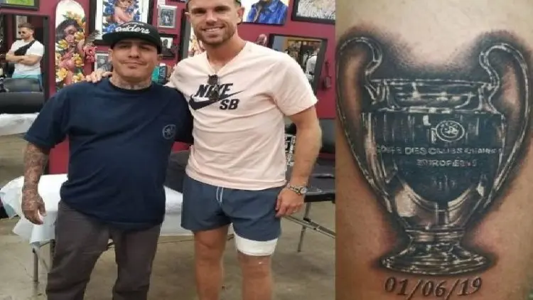 Handerson Kini Punya Tato Trofi Liga Champions di Tubuhnya