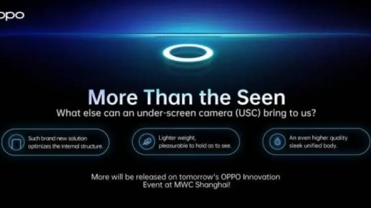 OPPO Pamer Smartphone Berkamera Selfie Bawah Layar