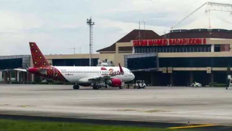 BPS Catat Bandara di Palembang Sepi Penumpang