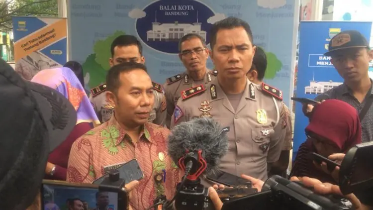 Kepolisian dan Dishub Uji Coba Rekayasa Lalu Lintas