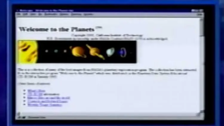 Program Pengenalan Internet pada Tahun 1996