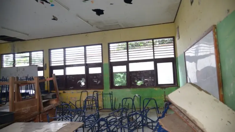 Kepsek Diminta Kreatif Tangani Kerusakan Bangunan SMPN 1 Muara Gembong