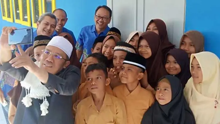 XL Axiata Bangun Gedung Sekolah di Lombok Utara