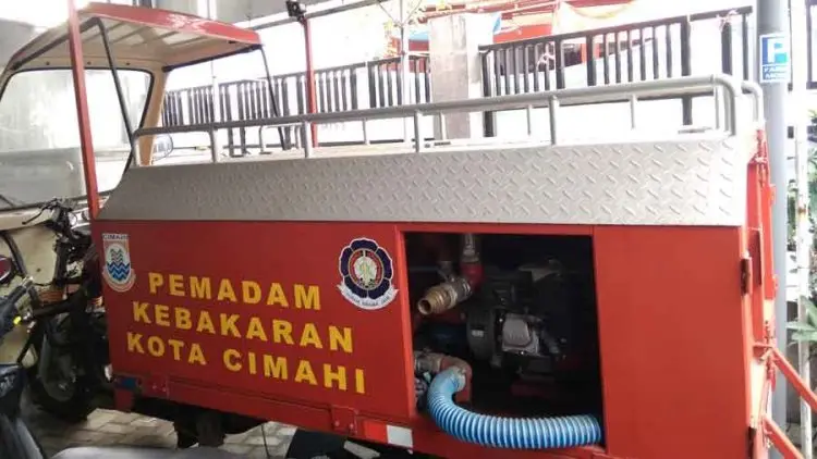 Kemarau, Damkar Cimahi Pastikan Pasokan Air Aman