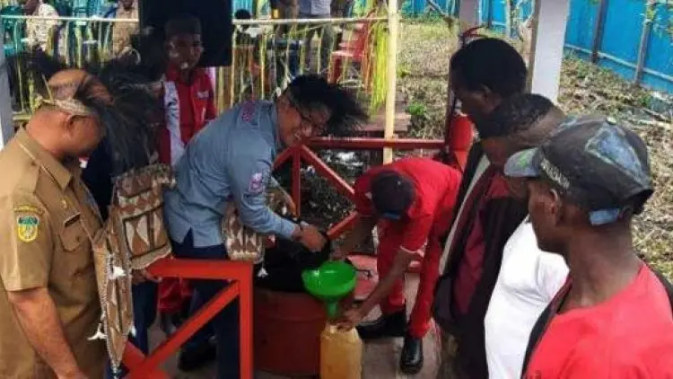 BBM Satu Harga Pertamina Terobos Kampung Asmat