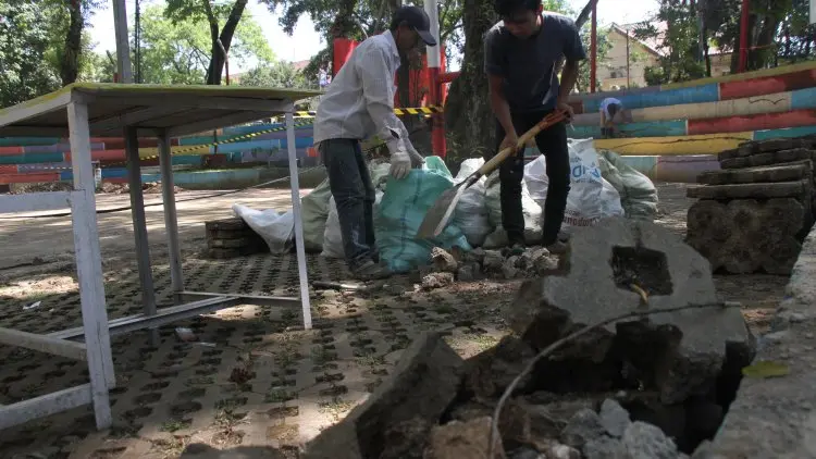(FOTO) Sip...Taman Musik Bandung Direvitalisasi