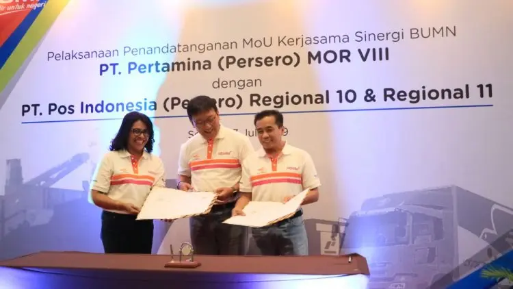 Pertamina dan Pos Indonesia Sepakati Pembangunan Wilayah Timur Indonesia