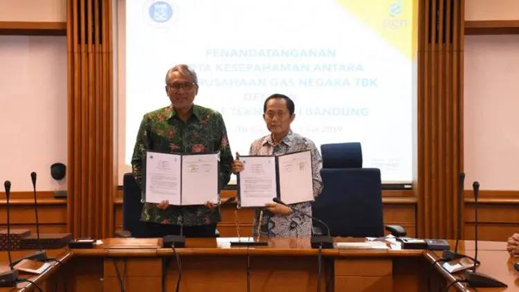 ITB dan PGN Tanda Tangani Nota Kesepahaman