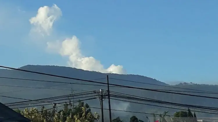 Pasca Erupsi, Gunung Tangkubanparahu Normal