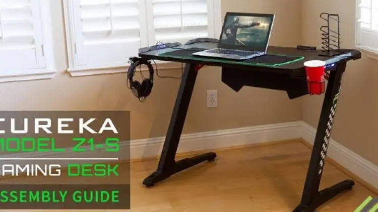 Meja Gaming dengan Bentuk Ergonomik