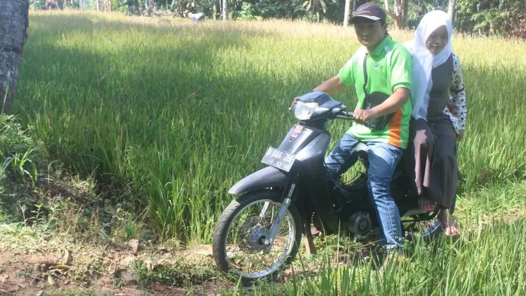 Puskesmas Cihurip Gandeng Tukang Ojek Jadi Ambulans Roda Dua