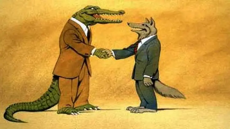 Syair : Musang, Buaya dan Serigala