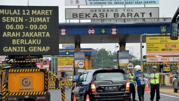 Puluhan Gerbang Tol ini Kena Sistem Ganjil-Genap