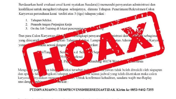 PT DI Imbau Masyarakat Jangan Percayai Hoaks Rekrutmen Karyawan 