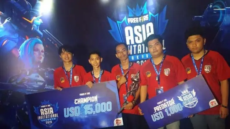 Indonesia Sabet Juara di Turnamen Free Fire Asia