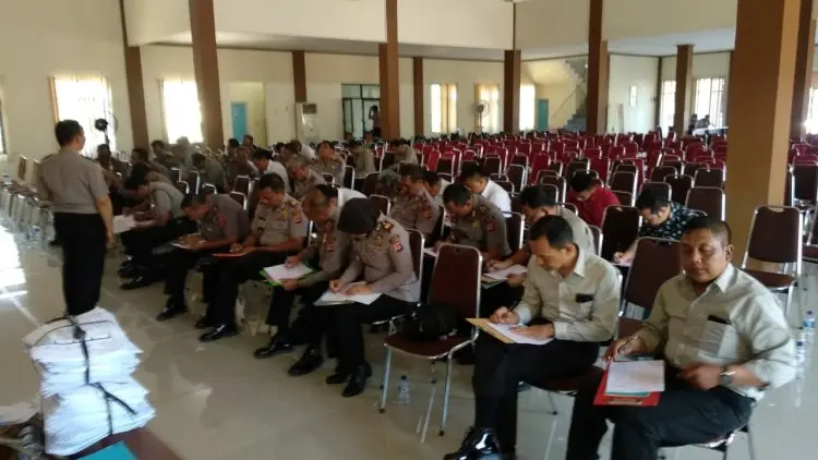 395 Anggota Polres Cirebon Ikut Tes Psikologi Pemegang Senpi