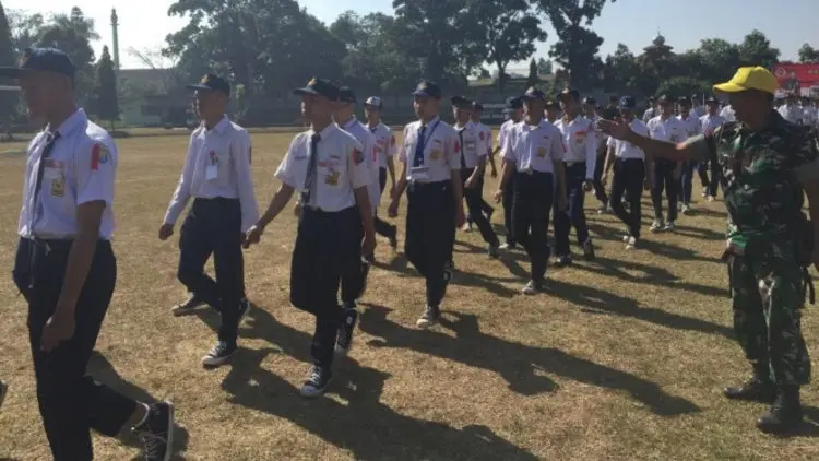 Siswa Baru SMAN 15 Bandung Siswa Ikuti MPLS
