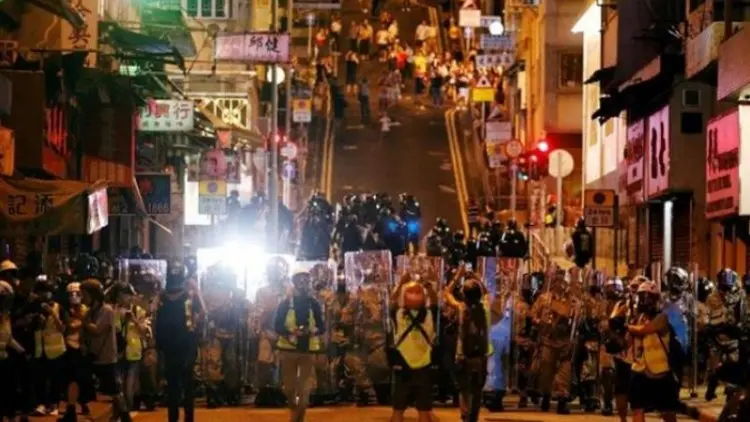 Bos Demonstran Hong Kong Lobi AS