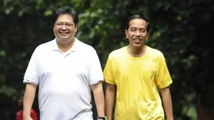 Airlangga Lebih Dekat dengan Jokowi
