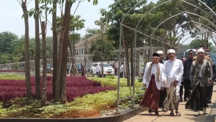 KH Ma’ruf Amin Hadiri Rapat Pleno PBNU di Purwakarta