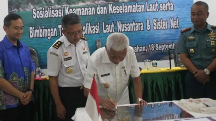 XL Axiata-Bakamla Bangun Desa Maritim di Asahan