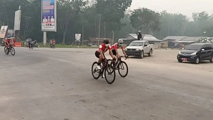 Tour de Siak Etape III Dibatalkan Akibat Asap Tebal
