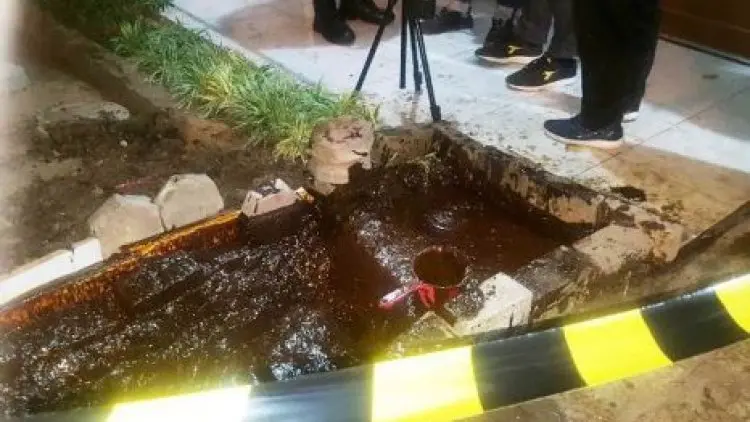 Warga Geger Semburan Lumpur Gas di Kutisari