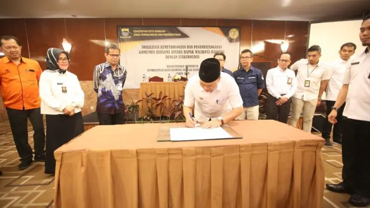 Pemkot Bandung dan 9 Stakeholder Berkomitmen Tertib Ukur 