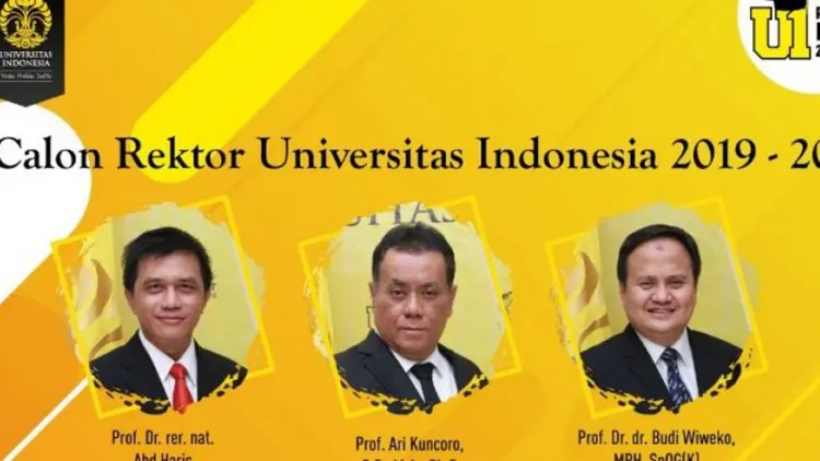 UI Gelar Debat Publik Tiga Calon Rektor