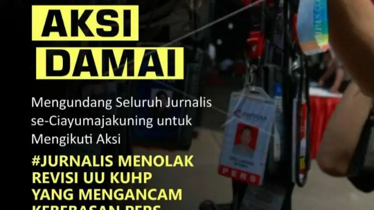 Besok, Jurnalis Ciayumajakuning Demo RKUHP