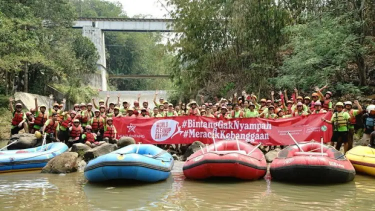 World Clean Up Day 2019, Ratusan Sukarelawan Bersihkan Sungai Cisadane