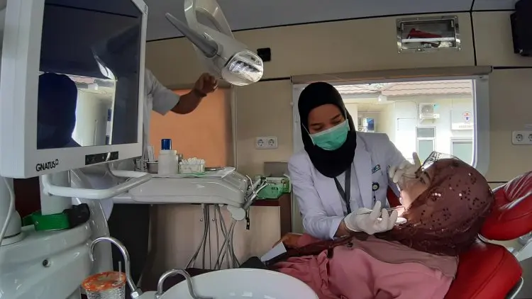 Di Stasiun Purwakarta, Ada Gerbong Khusus Pelayanan Kesehatan Gratis